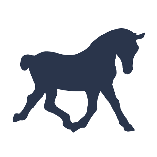 Cheval sculpture en céramique - France