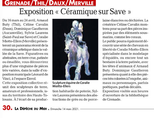 //. Exposition Céramique sur Save //. Le 14 mars 2021