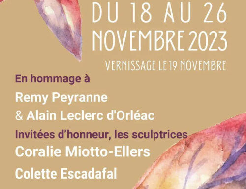 Invitée d’honneur à l’Automnale des Arts de Fronton/// 18 > 26 novembre 2023